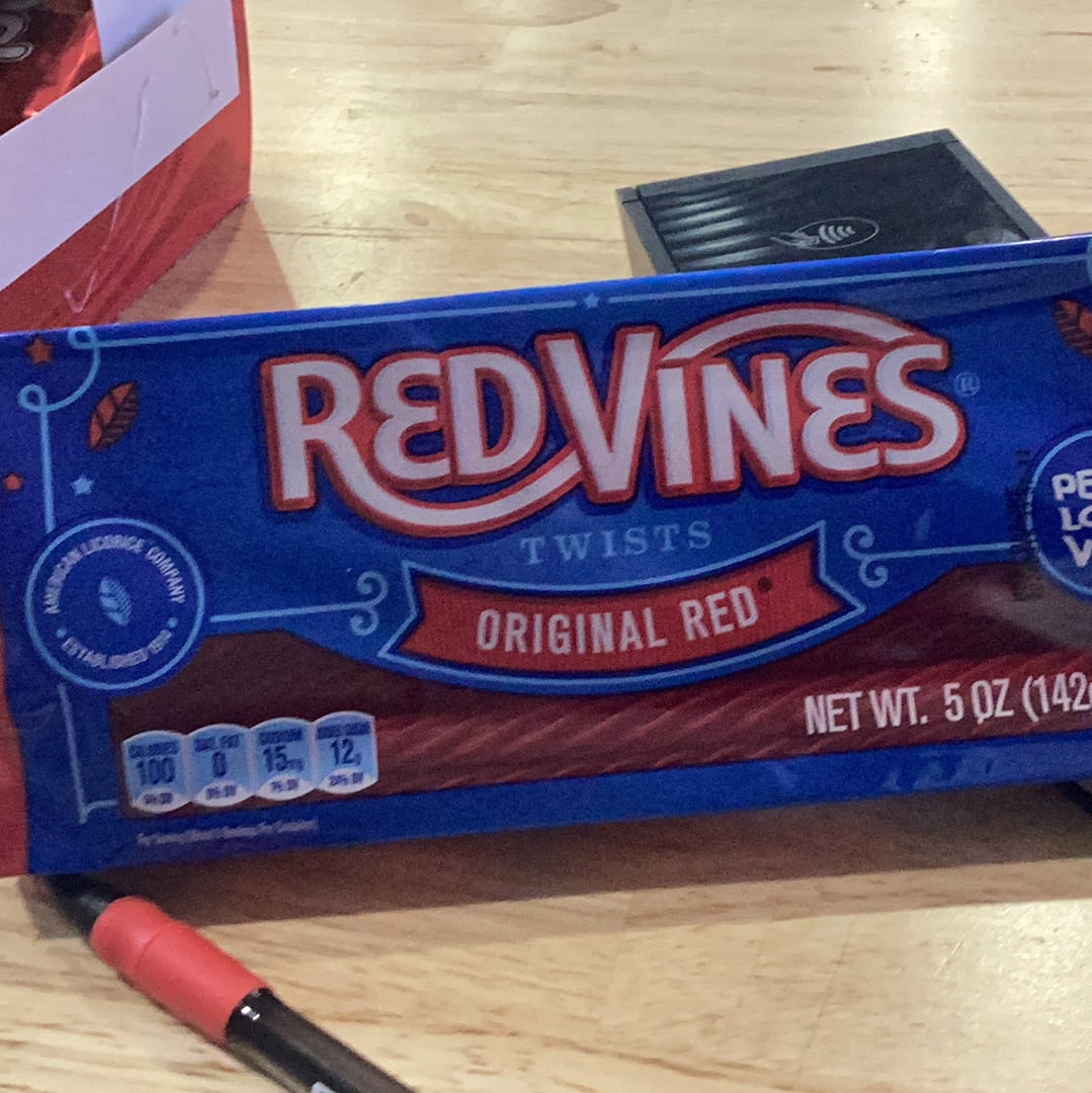 Original red licorice Perry's Pork Rinds & Country Store