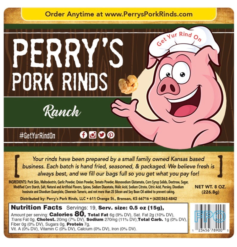Ranch Pork Rinds